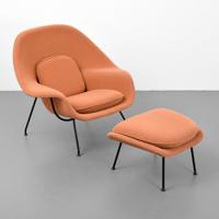 Eero Saarinen WOMB Lounge Chair & Ottoman - Sold for $2,560 on 06-02-2018 (Lot 512).jpg